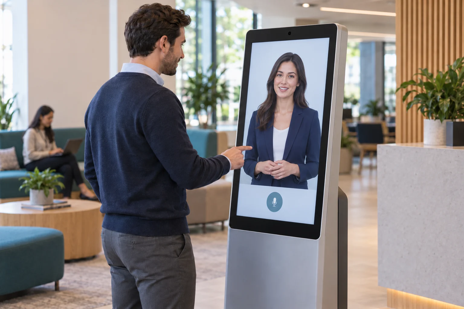 Digital human designed for guided corporate learning conversations